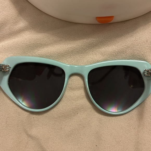 Spitfire Mint Green Cat-Eye Sunglasses - Picture 7 of 11
